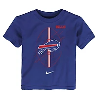 T-shirt à icône Nike Royal Buffalo Bills pour tout-petit