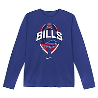Toddler Nike  Royal Buffalo Bills Primetime Legend Icon Long Sleeve Performance T-Shirt