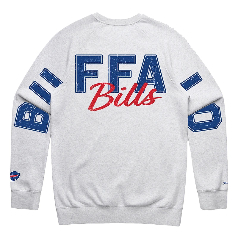 Sweat-shirt unisexe Peace Collective gris Buffalo Bills Spirit à col rond