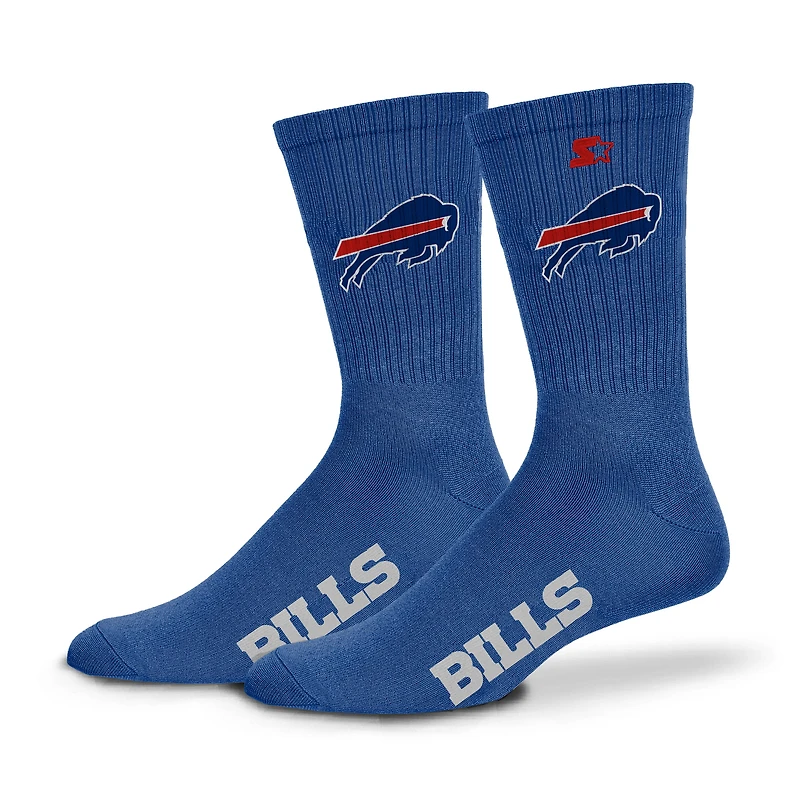 Unisex Starter Blue Buffalo Bills Satin Crew Socks