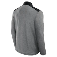 Unisex Fanatics Black/Heather Gray Buffalo Bills Front Office Tonal Full-Zip Jacket