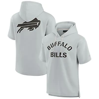 Unisex Fanatics Khaki Buffalo Bills Elements Super Soft Fleece Short Sleeve Pullover Hoodie