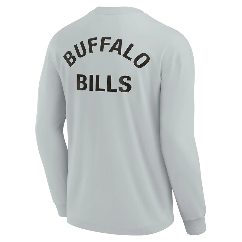 Unisex Fanatics Khaki Buffalo Bills Elements Super Soft Long Sleeve T-Shirt