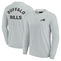 Unisex Fanatics Gray Buffalo Bills Elements Super Soft Long Sleeve T-Shirt