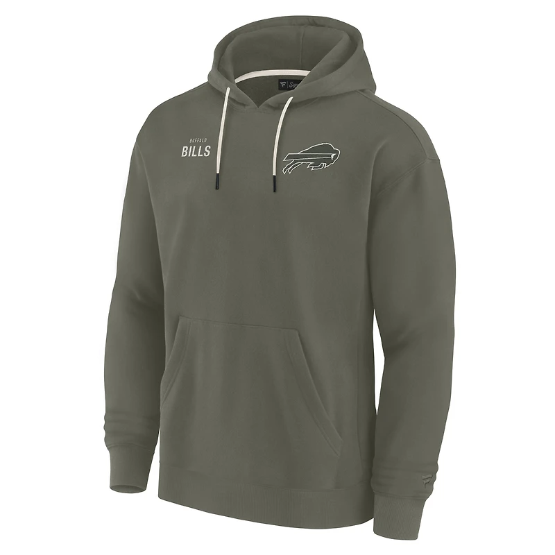 Sweat à capuche unisexe Fanatics Royal Buffalo Bills Elements en polaire super douce