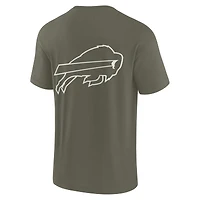 T-shirt unisexe Fanatics Royal Buffalo Bills Elements super doux à manches courtes
