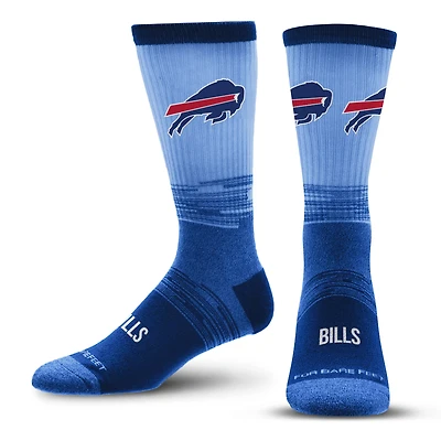 Chaussettes unisexes pieds nus ton sur ton Buffalo Bills Team Crew