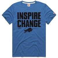 Unisex Homage Royal Buffalo Bills 2024 Inspire Change Tri-Blend T-Shirt