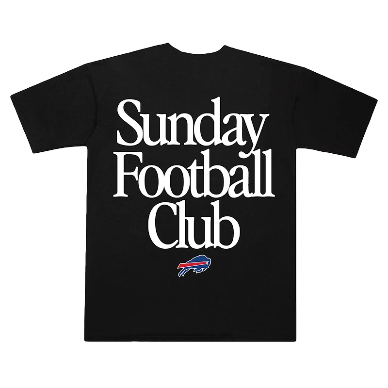 V138447 Bills FA25 NFL PC SUNDAY FOOTBALL CLUB HW SS T-SHIRT TEEMENSCC BUF01-1000H-BL