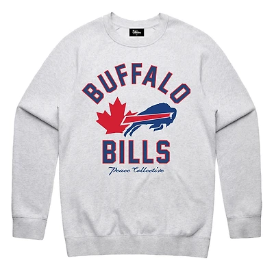 Sweat-shirt unisexe Peace Collective gris en polaire Buffalo Bills Canada