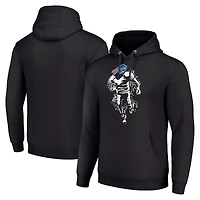 Sweat à capuche unisexe noir avec logo graphique des Buffalo Bills