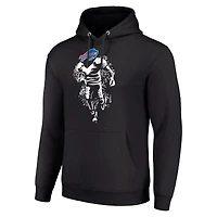Sweat à capuche unisexe noir avec logo graphique des Buffalo Bills