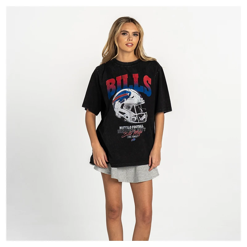 Unisex The Wild Collective  Black Buffalo Bills Premium Band T-Shirt