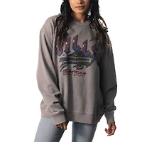 Sweat-shirt unisexe The Wild Collective Grey Buffalo Bills en détresse