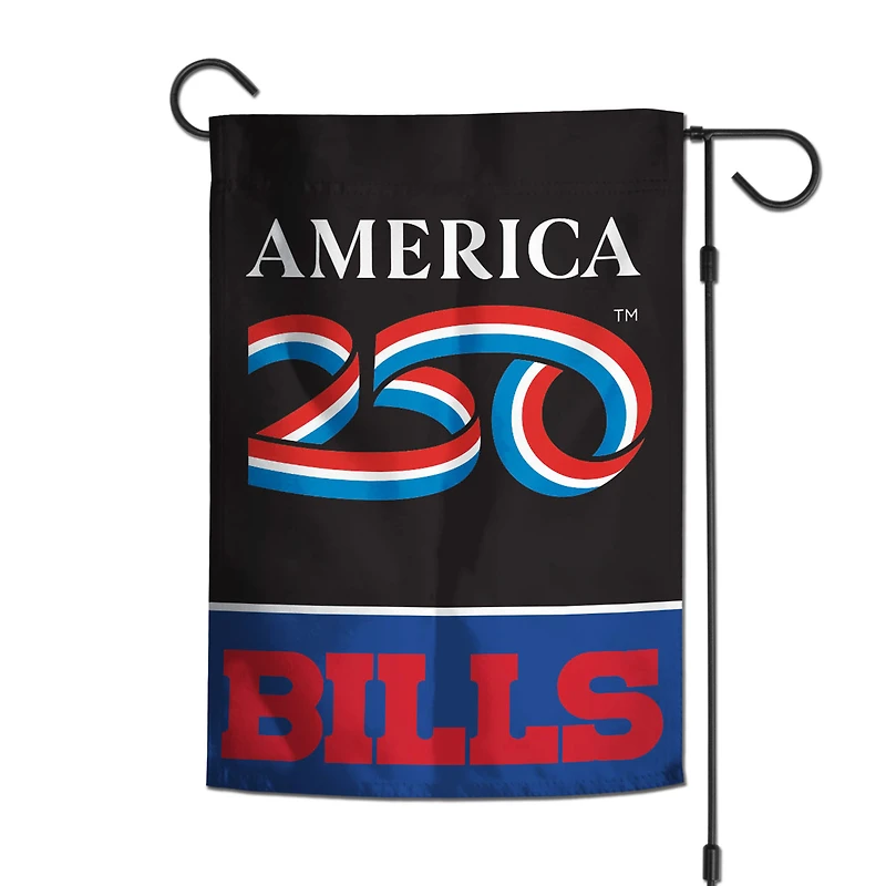 WinCraft Buffalo Bills 12" x 18" Double-Sided America 250 Garden Flag