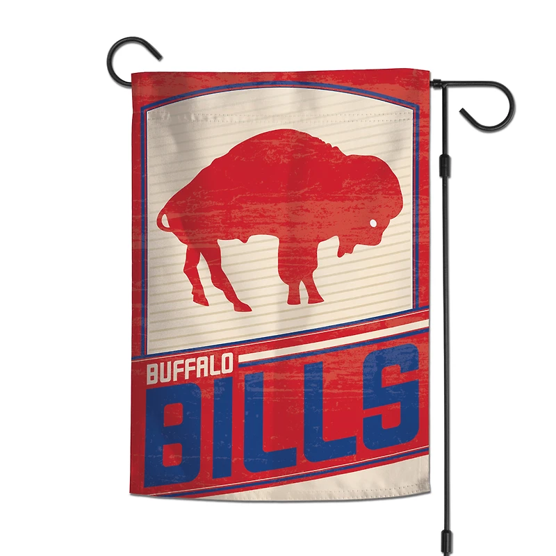 WinCraft Buffalo Bills 12" x 18" Throwback Logo Double-Sided Garden Flag