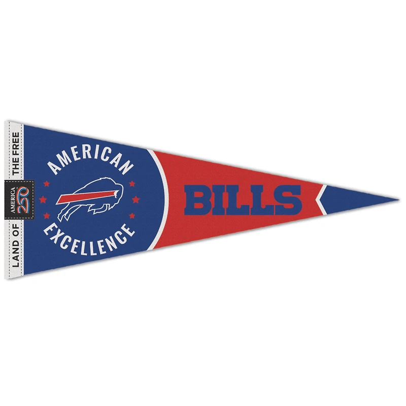 WinCraft Buffalo Bills 12" x 30" America 250 Premium Pennant