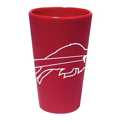 Billets de buffle WinCraft 16oz. Verre à pinte en silicone couleur équipe