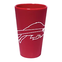 Billets de buffle WinCraft 16oz. Verre à pinte en silicone couleur équipe