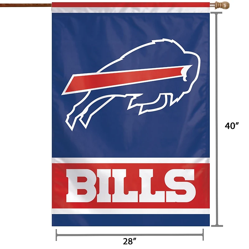 WinCraft Buffalo Bills 28 "x 40" Bannière verticale simple face avec logo principal