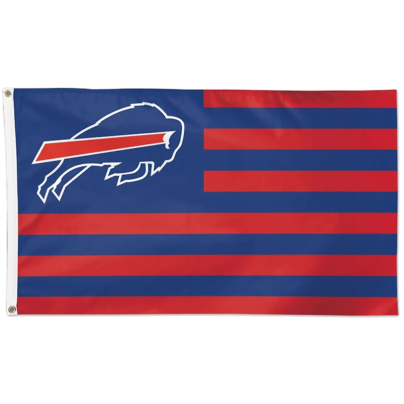 Drapeau de luxe WinCraft Buffalo Bills 90 x 150 cm, style américain étoiles et rayures