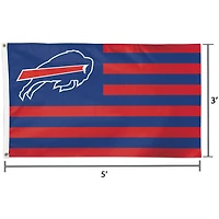 WinCraft Buffalo Bills 3' x 5' Americana Stars & Stripes Deluxe Flag