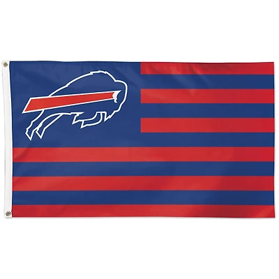 Drapeau de luxe WinCraft Buffalo Bills 90 x 150 cm, style américain étoiles et rayures
