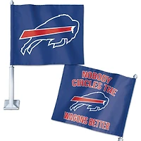 Drapeau de voiture à slogan double face WinCraft Buffalo Bills