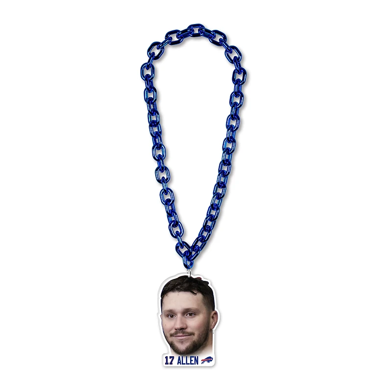 WinCraft Joshua Allen Buffalo Bills Collier à grande chaîne