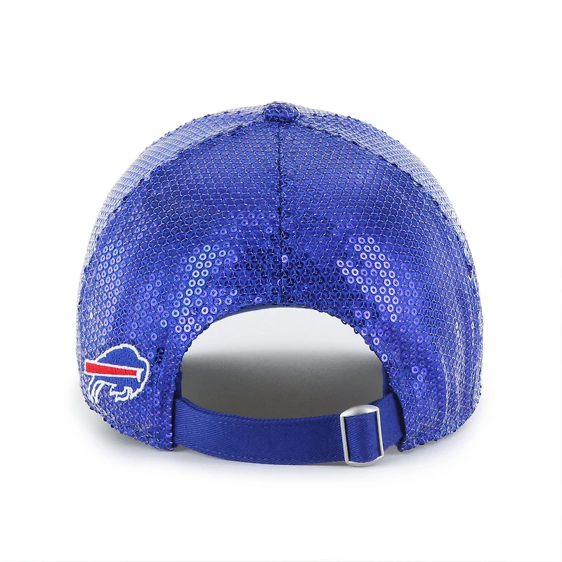 Women's '47 Royal Buffalo Bills Dazzle Clean Up Adjustable Hat