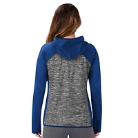 Women's MSX by Michael Strahan  Royal Buffalo Bills Leslie Space Dyed Raglan Full-Zip Jacket