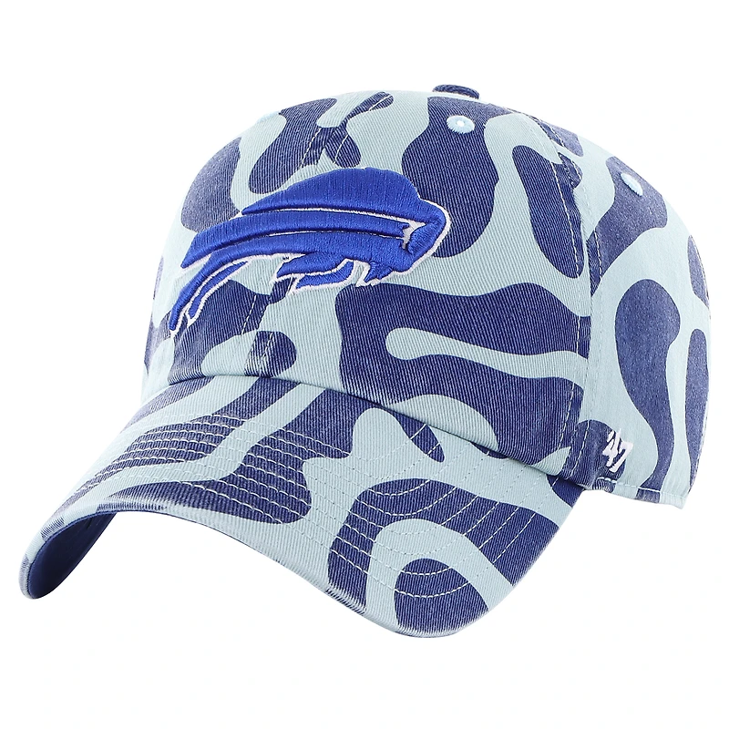 Women's '47  Blue Buffalo Bills Freeform Clean Up Adjustable Hat