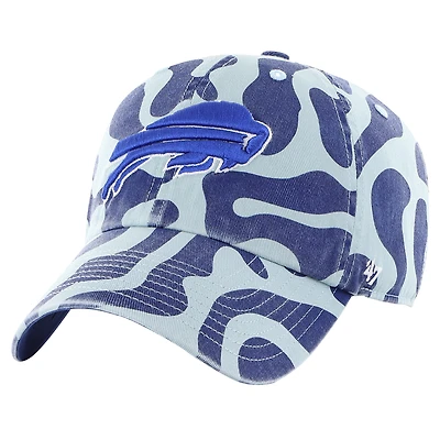 Women's '47  Blue Buffalo Bills Freeform Clean Up Adjustable Hat