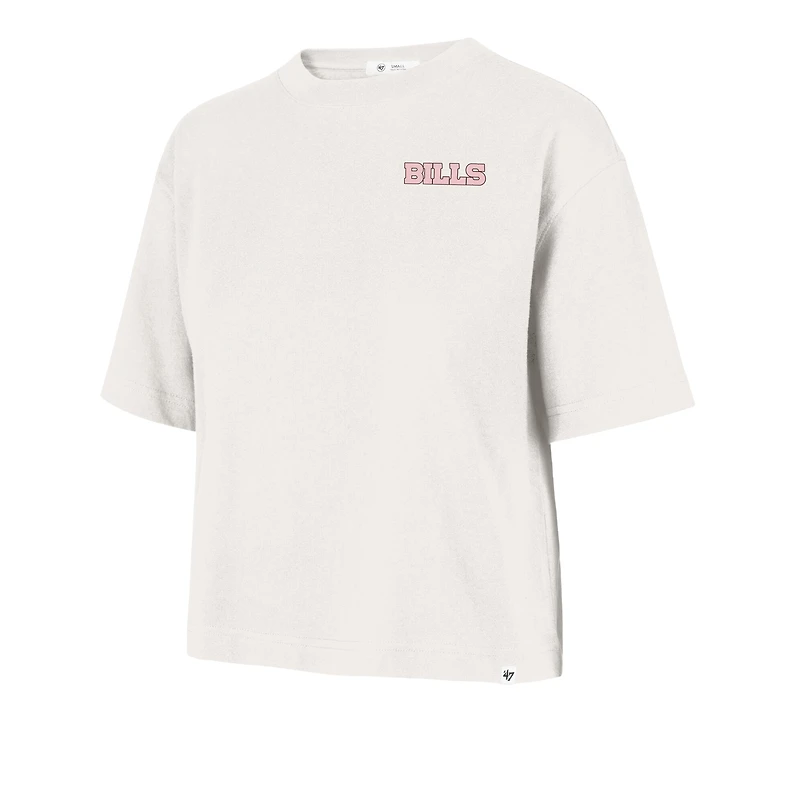 T-shirt pour femmes '47 Cream Buffalo Bills Love Letter Reed City