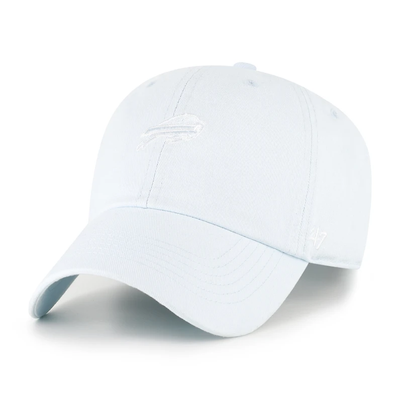 Women's '47 Light Buffalo Bills Base Runner Ballpark Clean Up Adjustable Hat