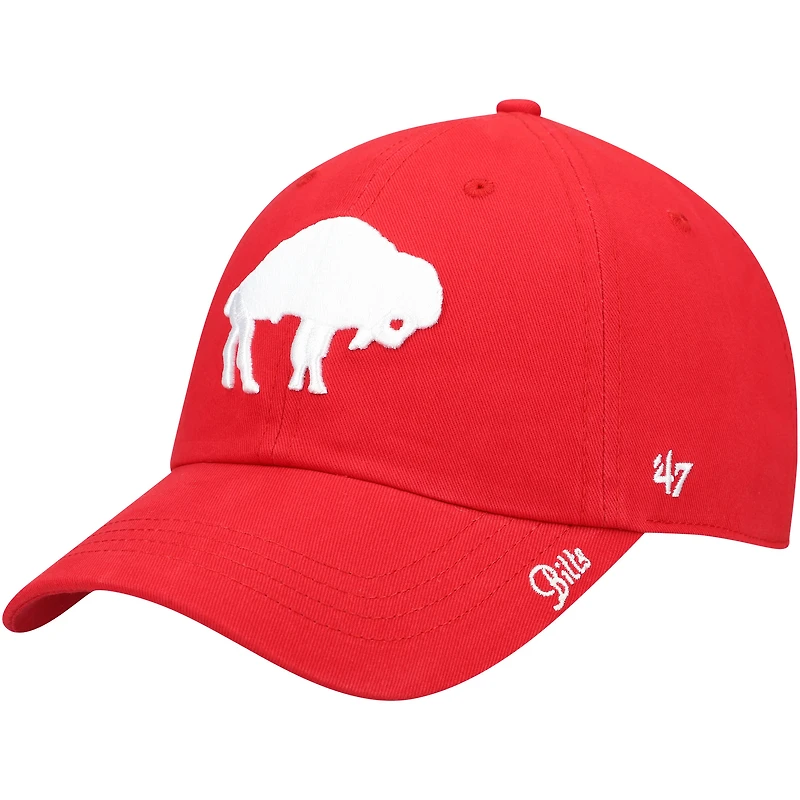 Women's '47 Red Buffalo Bills Miata Clean Up Adjustable Hat