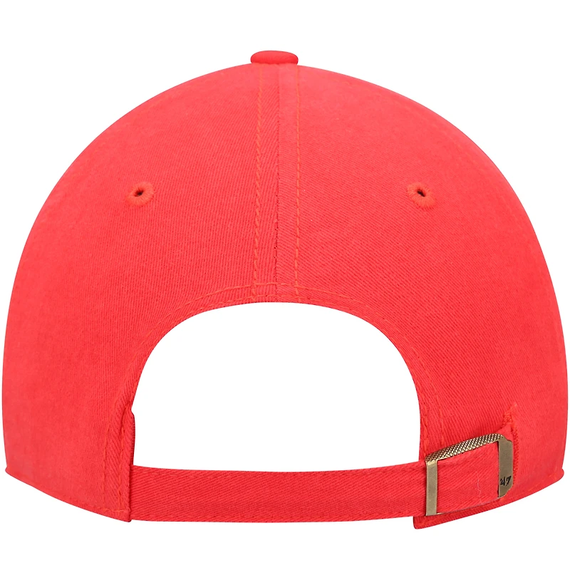 Casquette réglable secondaire '47 Red Buffalo Bills Miata Clean Up pour femmes