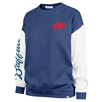 Sweat-shirt à enfiler Rise Andie pour femme '47 Royal Buffalo Bills Double Header
