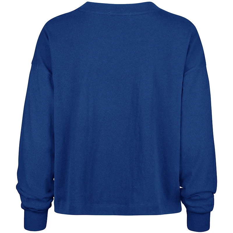 T-shirt surdimensionné à manches longues pour femme « 47 Royal Buffalo Bills Outreach City »