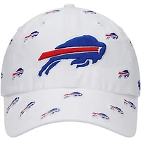 Women's '47 White Buffalo Bills Confetti Clean Up Adjustable Hat