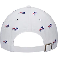 Women's '47 White Buffalo Bills Confetti Clean Up Adjustable Hat