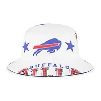 Women's '47  White Buffalo Bills Energize Bucket Hat