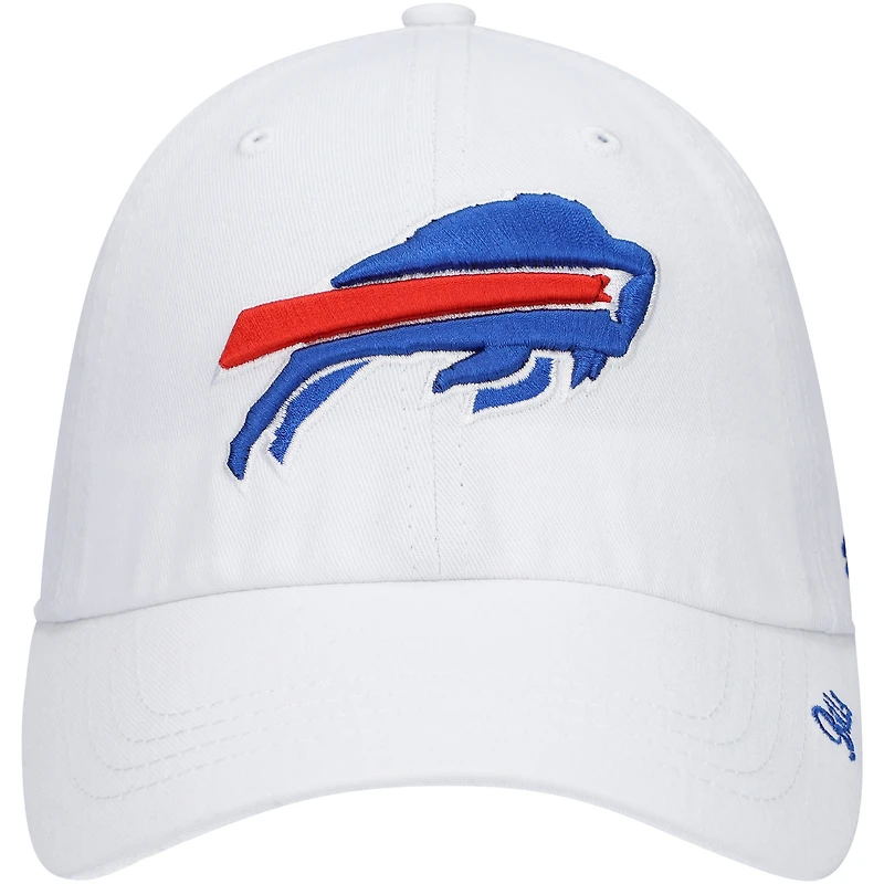 Women's '47 White Buffalo Bills Miata Clean Up Logo Adjustable Hat