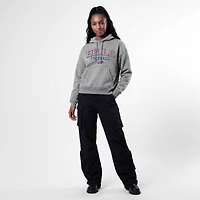 Sweat à capuche Champion Triumph Tri-Blend gris pour femme