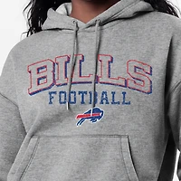 Women's Champion Gray Buffalo Bills Triumph Tri-Blend Hoodie