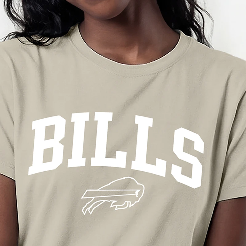 Women's Champion  Light Brown Buffalo Bills Cocoa Butter T-Shirt