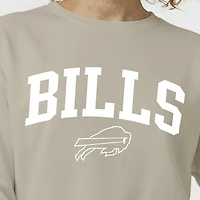 Women's Champion  Light Brown Buffalo Bills Powerblend Cocoa Butter Fleece Sweatshirt