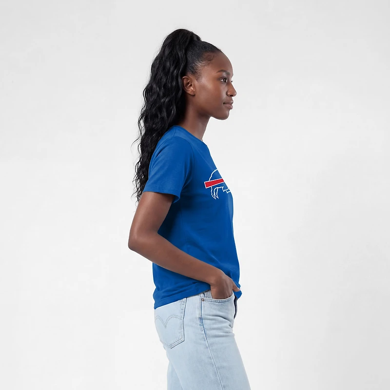 Women's Champion Royal Buffalo Bills Logo T-Shirt