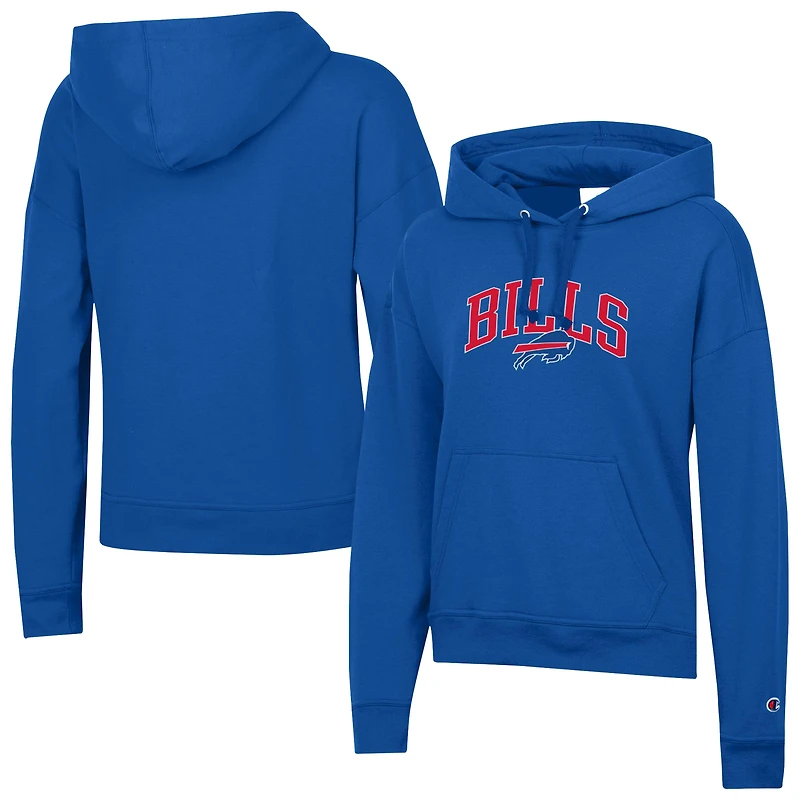 Sweat à capuche Powerblend Champion Royal Buffalo Bills pour femme