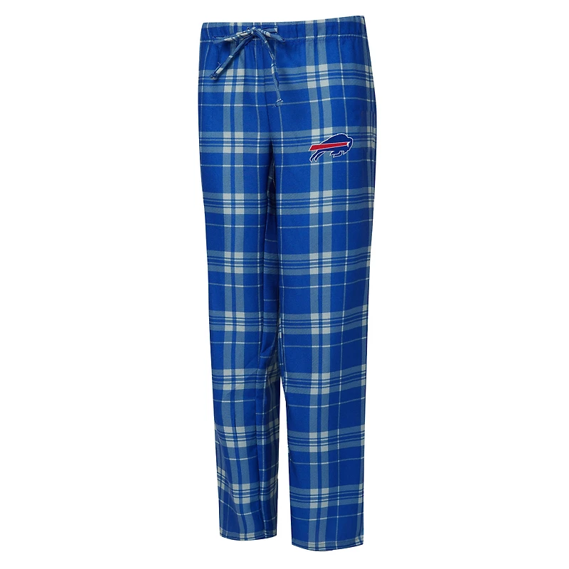 Women's Concepts Sport  Heather Gray/Royal Buffalo Bills Regulate Plaid Tank Top & Pants Sleep Set